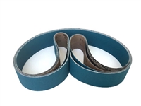 2-1/4" x 80" Sanding Belts Premium Zirconia 60 grit