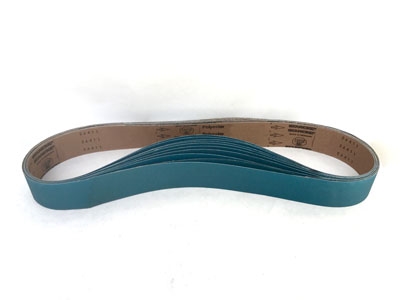 2-1/2" x 60" Sanding Belts Premium Zirconia 24 grit
