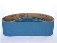 3" x 24" Sanding Belts Premium Zirconia 100 grit