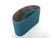 3-1/2" x 15-1/2" Sanding Belts Premium Zirconia 80 grit