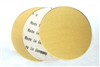 5" x NH Sanding Discs Hook and Loop Gold Paper 60 grit