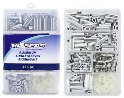 AFW ALUMINUM SINGLE SLEEVES RIGGING KIT- 335 PIECES- #TKB00001