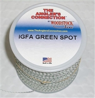 WOODSTOCK BRAIDED DACRON IGFA GREEN SPOT FISHING LINE- 150YDS - 130lb Test