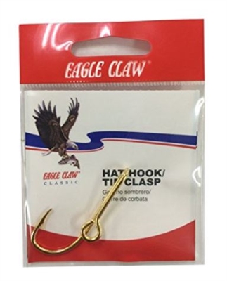 EAGLE CLAW GOLD PLATED HAT HOOK/TIE CLASP #155A