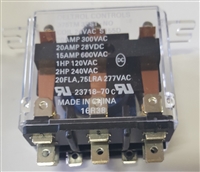 70210901P RELAY 24V 50/60HZ 3PST-NO