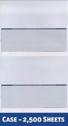 Value Single-Color Legal Voucher - 2 Checks / 2 Stubs per Page (1 Case - 2,500 Checks)