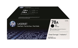 Genuine CE278A Toner Cartridge 2 Pack for HP P1606dn - New