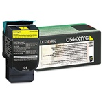 Genuine Lexmark C544/C546/X544/X546 Yellow High Yield Return Program Toner Cartridge - C544X1YG