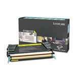 Genuine Lexmark C736/X736/X738 Yellow High Yield Return Program Toner - C736H1YG