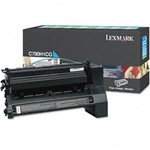 Genuine Lexmark C780/C782/X782 High Yield Cyan Return Program Toner Cartridge - CC780H1CG