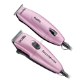 Andis Pink Pro Duette Pivot Motor Clipper/Trimmer Combo 23880