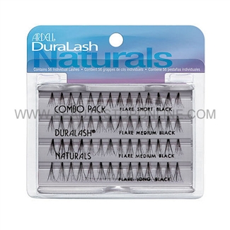 Ardell DuraLash Naturals Flare - Combo Pack Black 65063