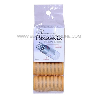 Spornette Battalia CR-2 Ceramic Thermal Rollers Yellow 32mm 4pk