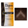 Bigen Permanent Powder Hair Color 47 Medium Chestnut