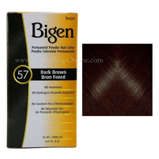 Bigen Permanent Powder Hair Color 57 Dark Brown