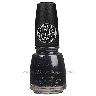 China Glaze Crackle Nail Polish - Black Mesh #980