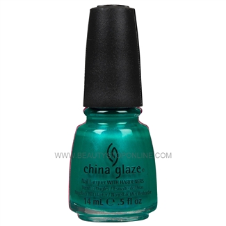 China Glaze Nail Polish - Turned Up Turquoise 70345