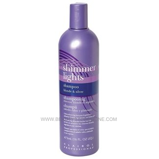 Clairol Shimmer Lights Shampoo Blonde & Silver 16 oz