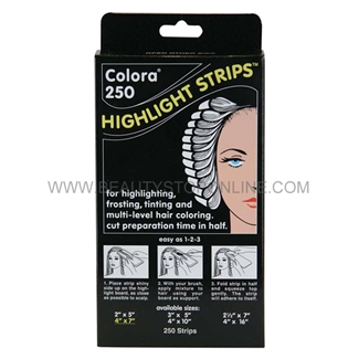 Colora 250 Highlight Strips, Medium 4" x 7"