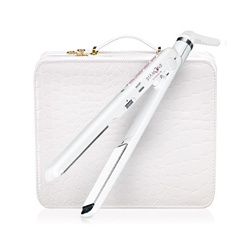 Babyliss Pro Diamond Titanium 1" Flat Iron - Breast Cancer Awareness w/free Case