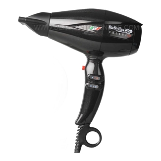 BaByliss PRO Nano Titanium Volare V2 Mid-Size Dryer Black BABFV2