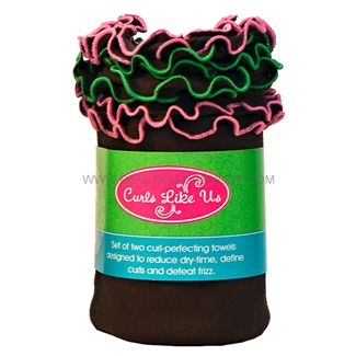 Curls Like Us Curl Cloths Pink/Green