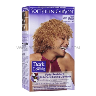Dark & Lovely Light Golden Blonde 384 Permanent Hair Color