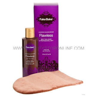 Fake Bake Flawless Self-Tanning Liquid with Mitt 6 oz