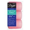 Diane Self Grip Rollers 1-3/4" Pink, 3 Pack