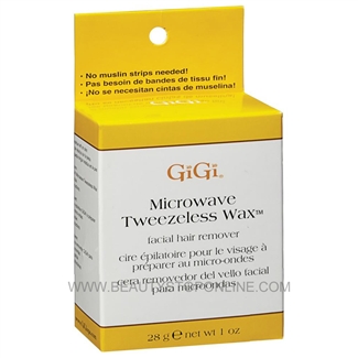 GiGi Tweezeless Wax Microwave Formula 1 oz 0255