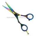 Hasami L55-R Rainbow 5.5" Left Handed Shear with Removable Finger Rest