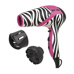 Hot Tools Ionic Tourmaline Hair Dryer - Pink Zebra (1875 Watt)