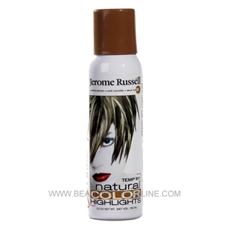 Jerome Russell Temp'ry Natural Color Highlights Spray - Coffee Brown 858