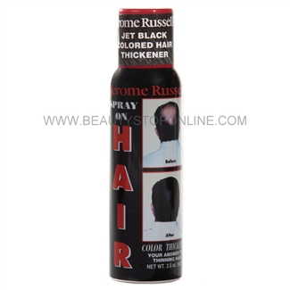 Jerome Russell Hair Color Thickener Spray - Jet Black 876