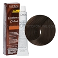 L'Oreal Excellence Creme Resistant Gray - Light Mahogany Brown 6.5X