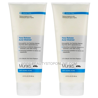 Murad Acne Time Release Acne Cleanser, 2pk