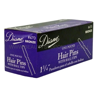 Diane 1 3/4" Bronze Hair Pins, 1 Pound
