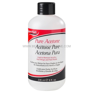 SuperNail Pure Acetone 8 oz