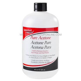 SuperNail Pure Acetone 16 oz