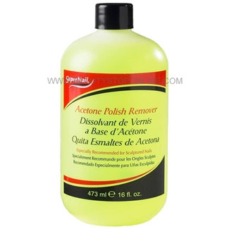 SuperNail Acetone Nail Polish Remover 16 oz