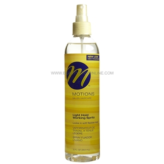 Motions Light Hold Working Spritz 12 oz