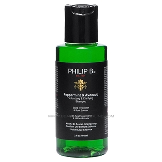 Philip B. Peppermint and Avocado Volumizing & Clarifying Shampoo - 2 oz