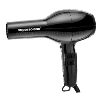 Super Solano 232K Professional Hair Dryer - Black 1875 Watt