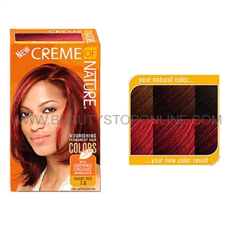 Creme of Nature Nourishing Hair Color 7.6 Ragin' Red