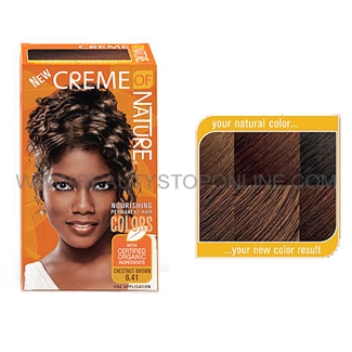 Creme of Nature Nourishing Hair Color 6.41 Chestnut Brown