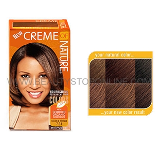 Creme of Nature Nourishing Hair Color 7.31 Golden Brown