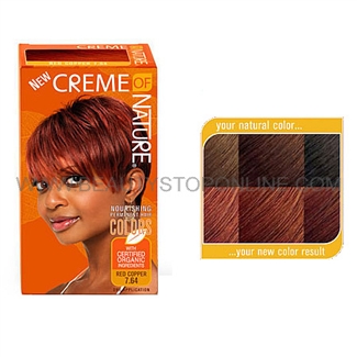 Creme of Nature Nourishing Hair Color 7.64 Red Copper