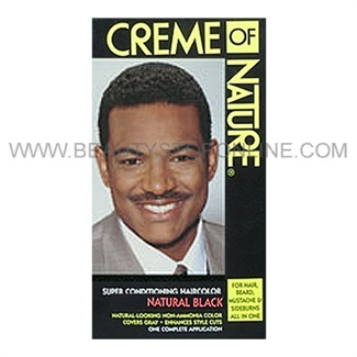 Creme of Nature Men's Hair Color Natural Black