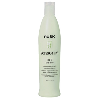 Rusk Sensories Cure Green Apple and Tea Tree Oil Anti-Dandruff Shampoo 12 oz
