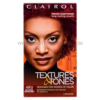 Clairol Textures & Tones Blazing Burgundy 4RV